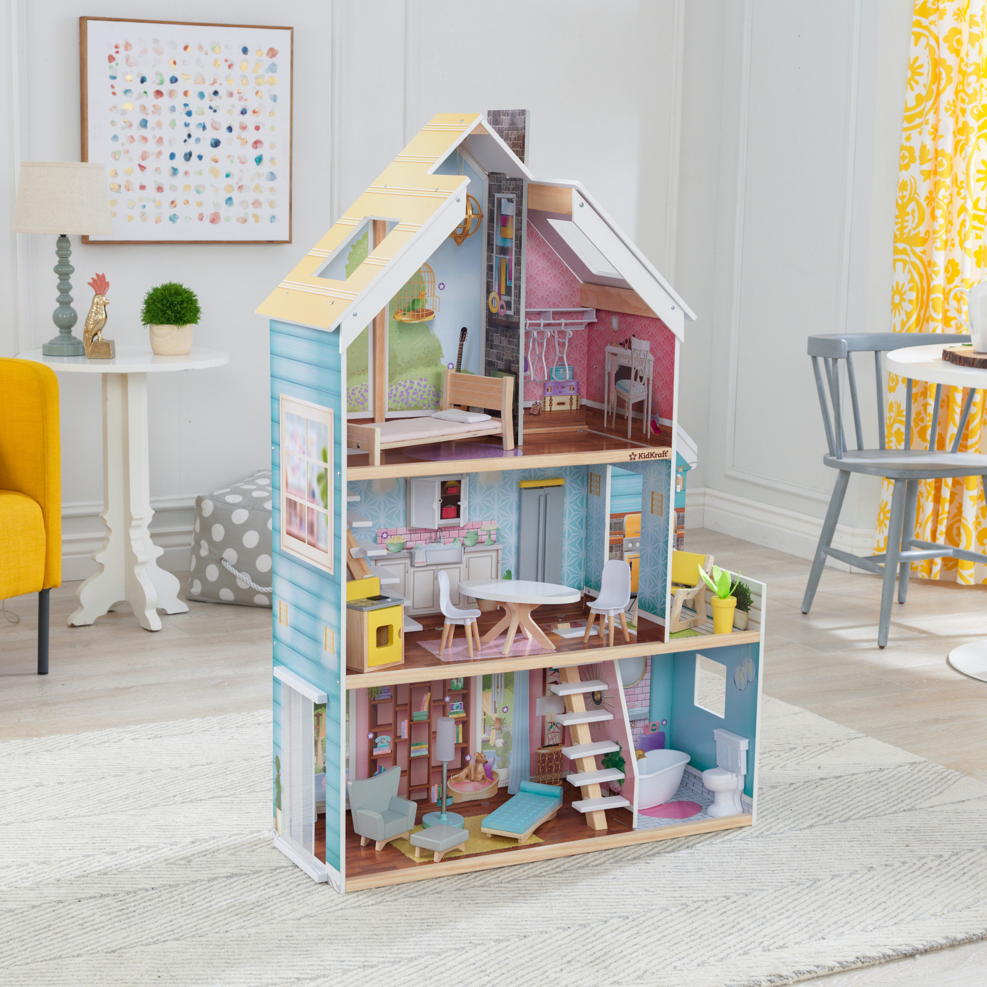 KidKraft Zoey Lights and Sounds Dollhouse & Reviews Wayfair Canada