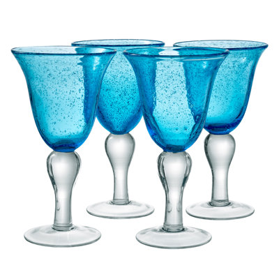 Abingdon 14oz. Handmade Crystal Goblet Set
