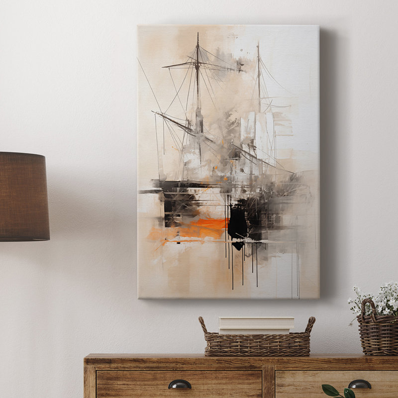 NAUTICAL Series CECXCVII - Gallery Cavas sur mesure, H 48 po x l 32 po