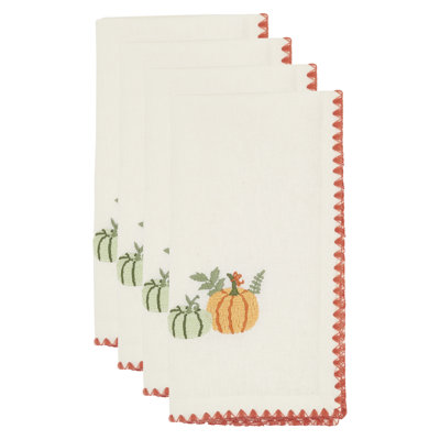 Fall Pumpkins Napkin (Set of 4)