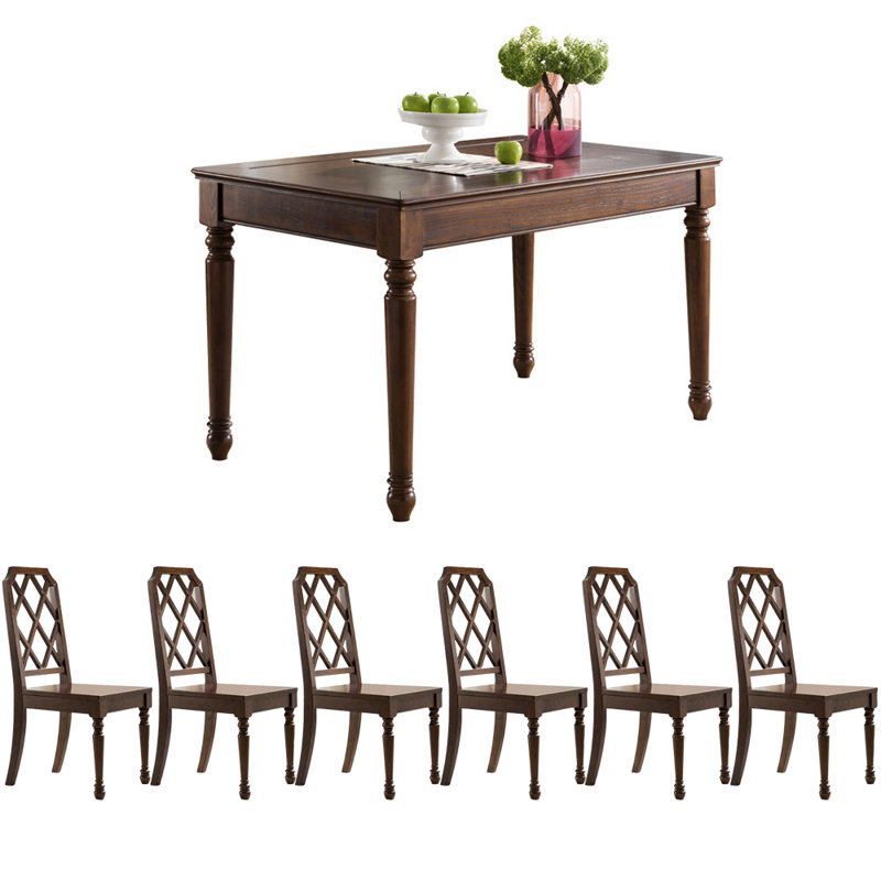 Four Leg Dining Set, 7