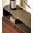 Wabi-Sabi Walnut Wood Bedroom Vanity with Mirror