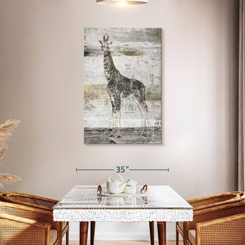 Brampt Giraffe Stare, 45" H x 30" W