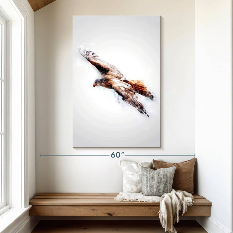 Hawk, 51" H x 34" W