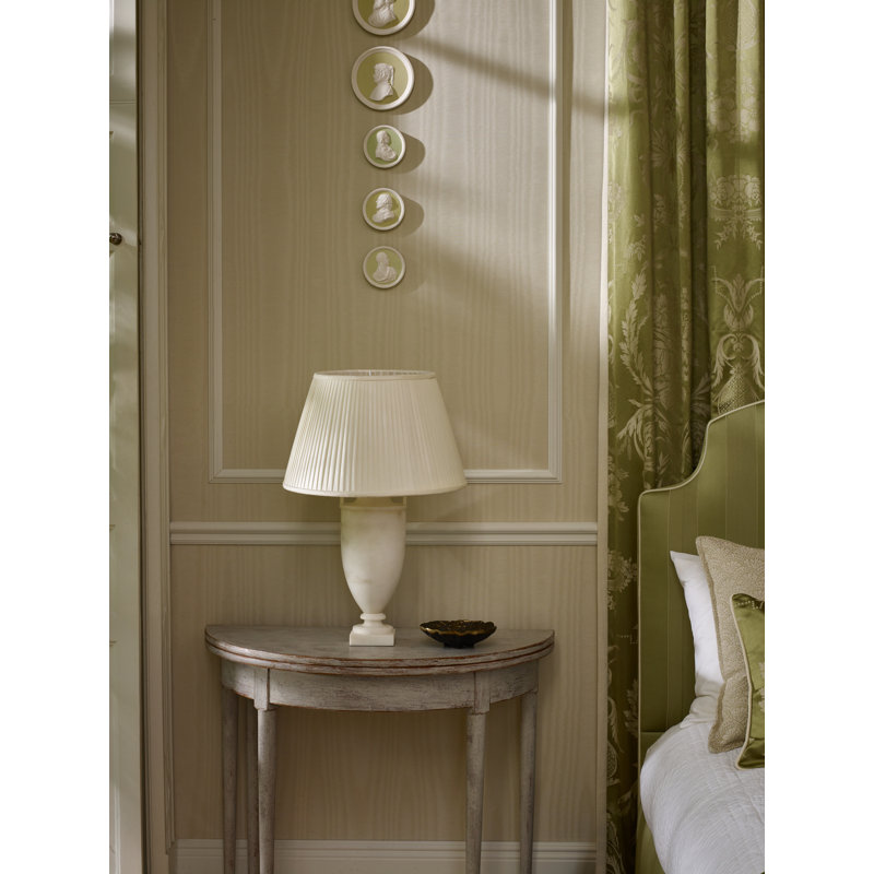 Moire 3.28' L x 54.33" W Wallpaper Roll, Silver