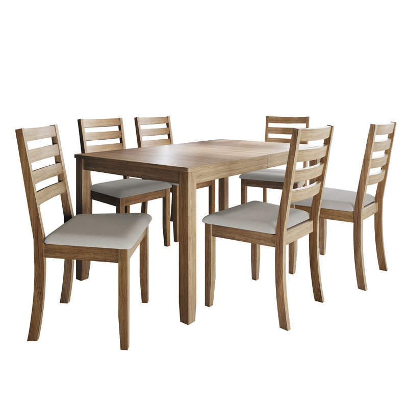 Ensemble repas 6 personnes Ocossio, Naturel