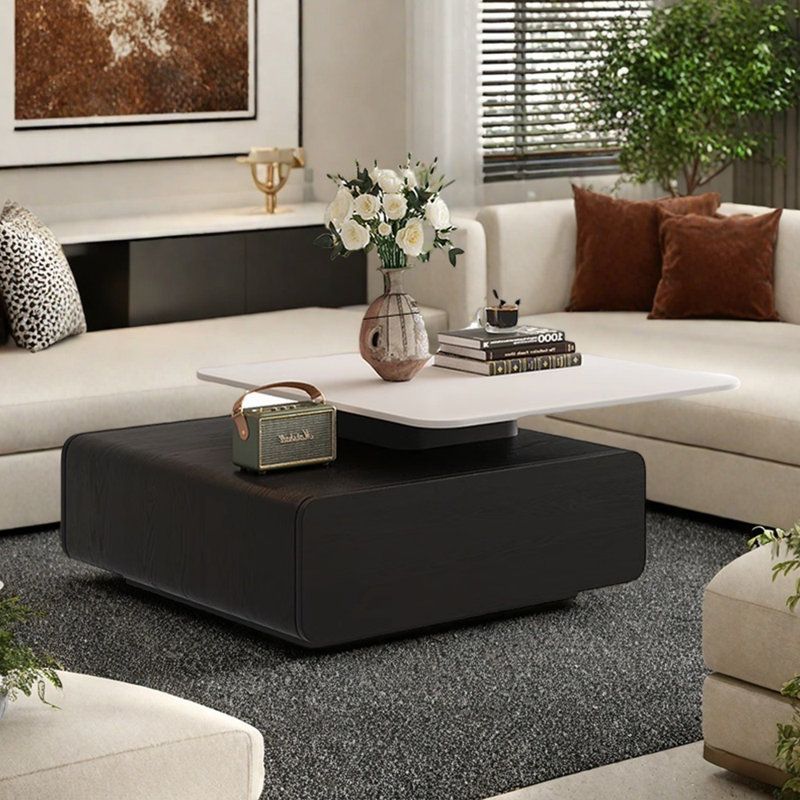 Table basse en pierre crème