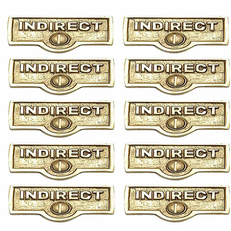 Switch Tags Indirect Name Signs 1-Gang Rocker Wall Plate
