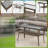 Serita Trym 9-Person Outdoor PE Wicker Patio Sectional Outdoor Conversation Set With Cushions-1503700377