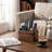 Solid Wood Remote Control Holder Caddy