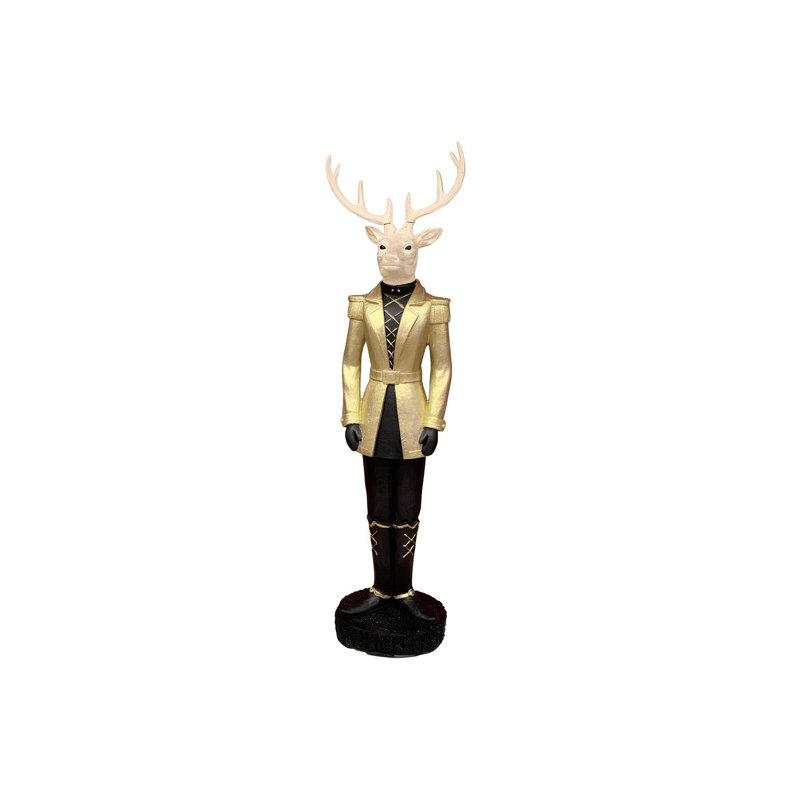Decorative Object, Gold/Black, 32cm H x 32cm W x 135cm D