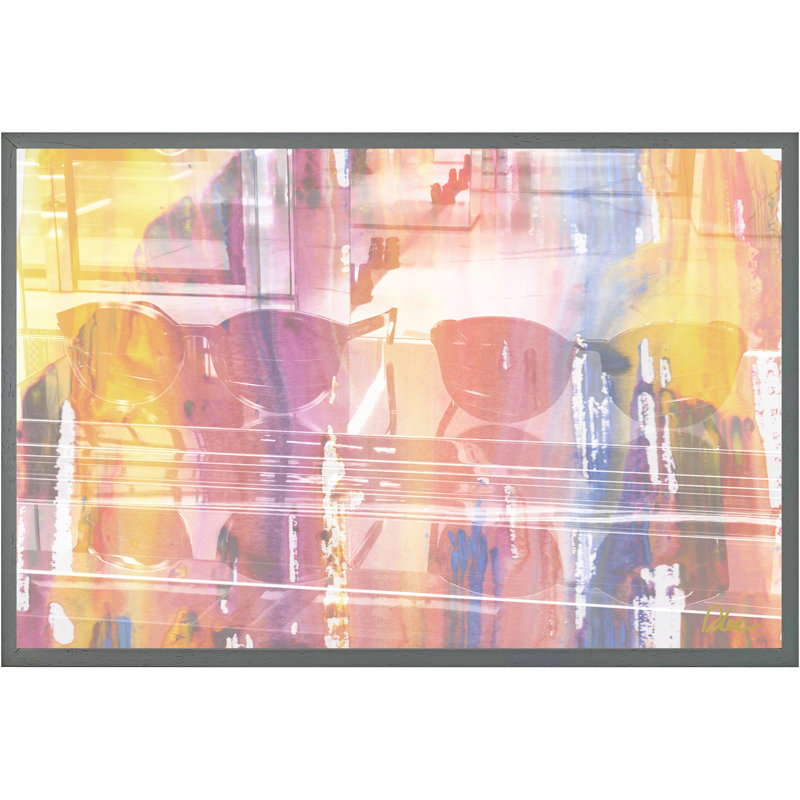 Single Picture Frame Print, 51cm H x 76cm W x 4cm D, Grey