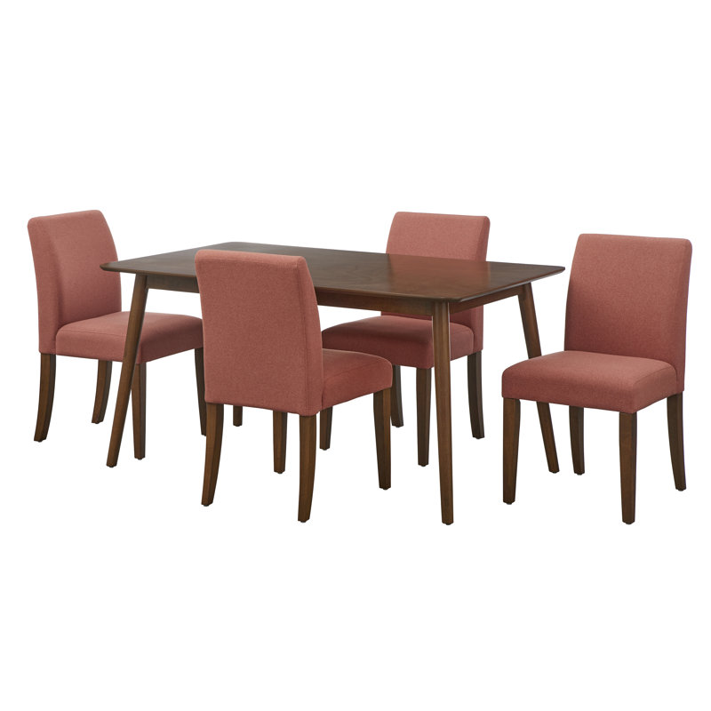 Ensemble repas pour 4 personnes Visser, Rose estival