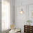 Aventino 1 - Light Chrome Unique/Statement Pendant