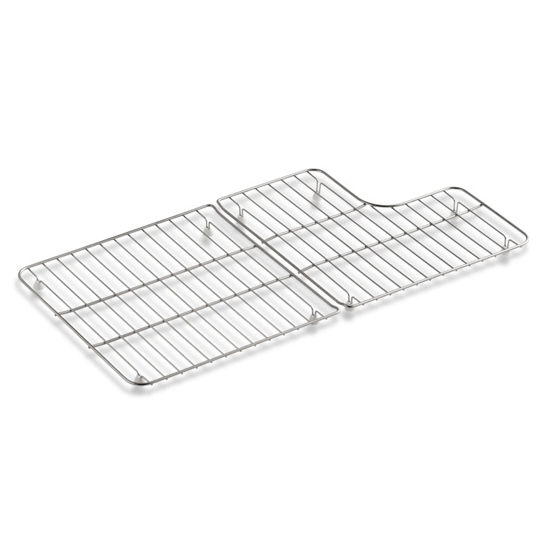 Whitehaven Stainless Steel Left and Right Sink Racks for 29" Single-Bowl Kitchen Sink