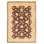 Petey One-of-a-Kind 3'3" X 4'8" New Age Wool Area Rug in Dark Brown