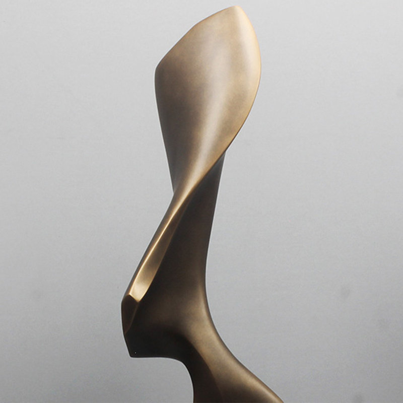 Modern Glass Finial+Decorative Object, 42.13" H x 12.6" W x 8.27" D