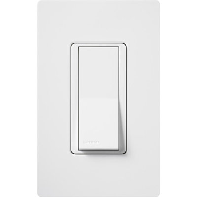 Interrupteur à bascule 15 ampères Lutron Claro 15-Way, blanc