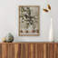 «Vintage White Floral Arrangement and Apples», reproduction d'art sur toile encadrée dans la chambre principale-129592602-129592601