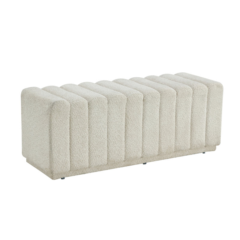 Velvet Upholstered Bench
