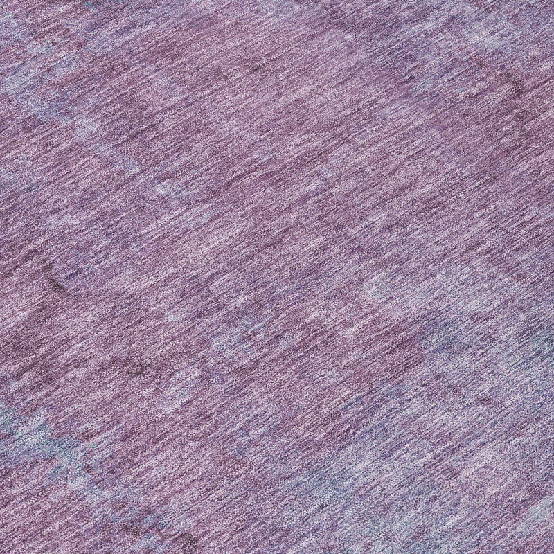 Machine Washable Indoor/Outdoor Cinead ACN1710 Lavender Rug, Rectangle 5' x 7'6"