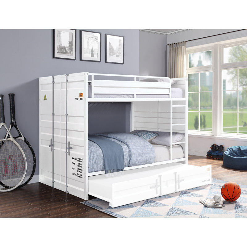 Jurida Kids Bunk Bed, Full, White