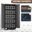 Metal Garage Storage Cabinets with Wheels, Rolling Tool Cabinet with Locking Doors and Adjustable Shelves(73" H×32" W×16" D)-622380236