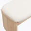 Banc avec pieds robustes et coussin moelleux