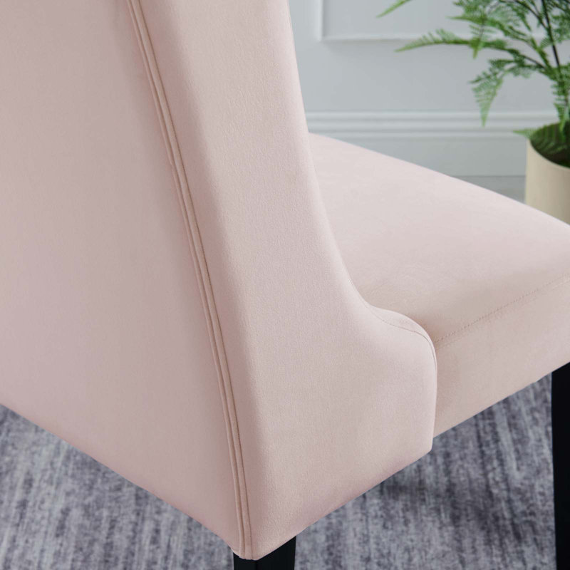 Chaises de salle à manger Baronet Performance - ensemble de 2 par Modway, Rose