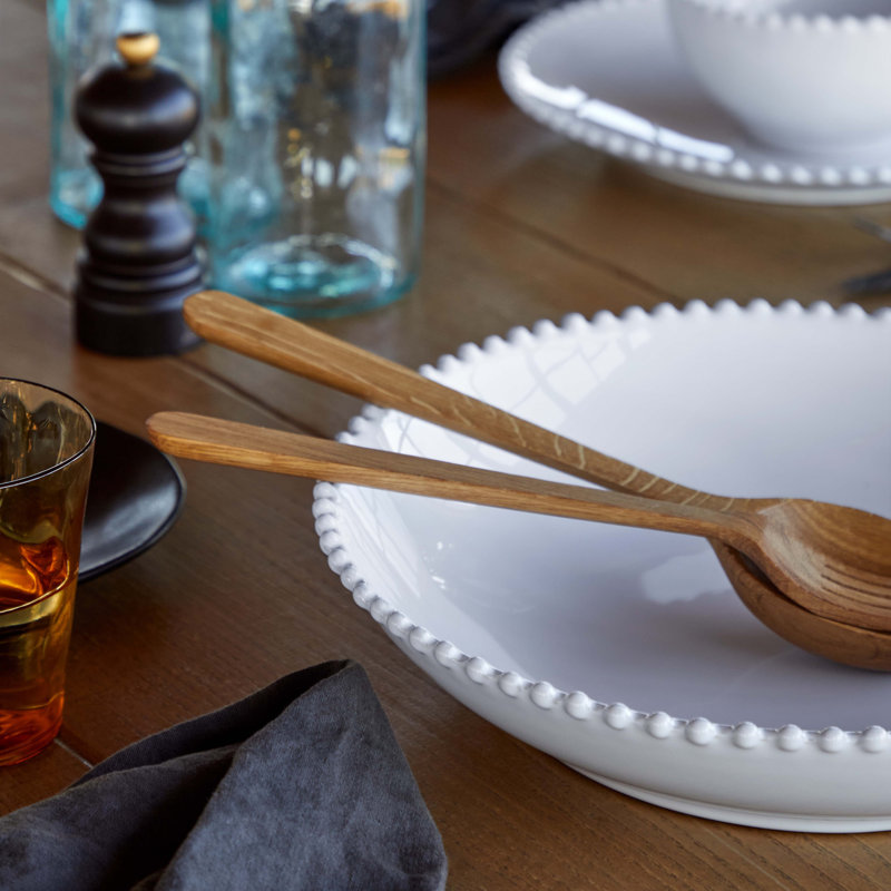 Pearl Stoneware Pasta Dish