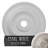 Endurathane Jefferson Ceiling Medallion, 26 1/2"OD x 3 5/8"ID x 1 1/2"P (Fits Canopies up to 5"), Hand-Painted Pearl White Finish-28577231