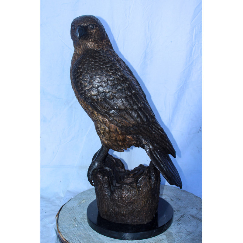 Statue de jardin en bronze oiseaux de la collection Nifao