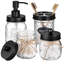 Ensemble d'accessoires de salle de bain Mason Jars-59384208