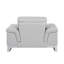 Chaise en cuir italien à grain supérieur-1646928263