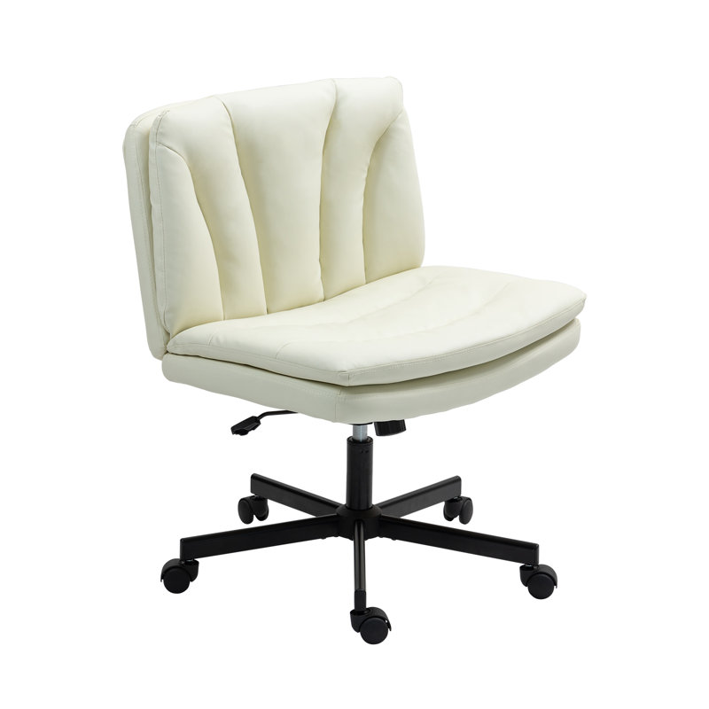 Fauteuil de bureau ergonomique Criss, Beige, Polyuréthane