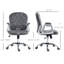 Chaise de bureau en velours Vinsetto-2124242532
