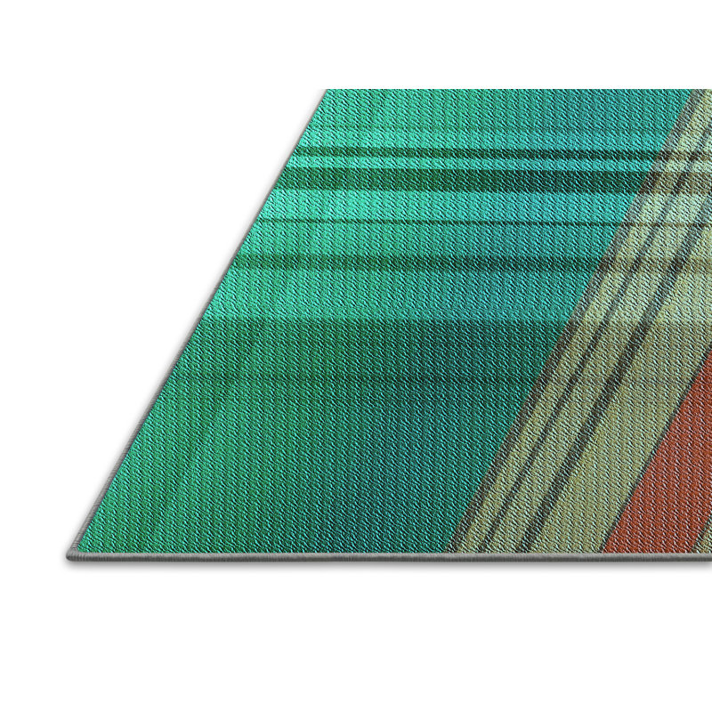 Tapis sarcelle, Rectangle 5 pi x 7 pi