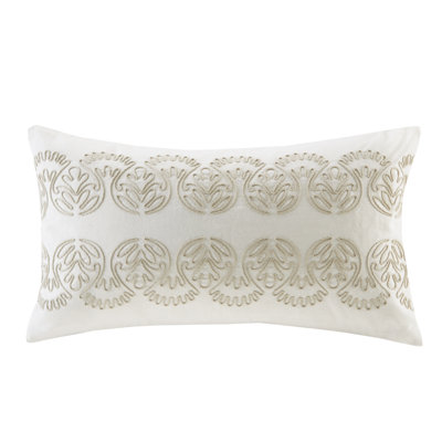 Oreiller 100% coton brodé Suzanna