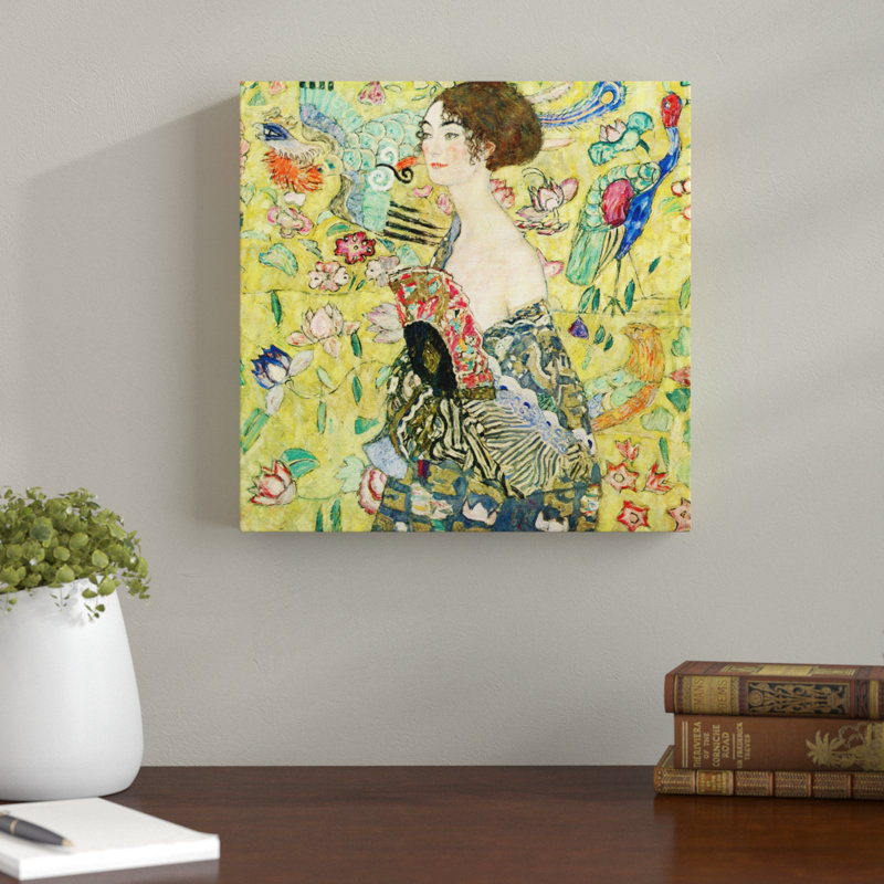 Gustav Klimt - Wrapped Canvas Painting, 76cm H x 76cm W