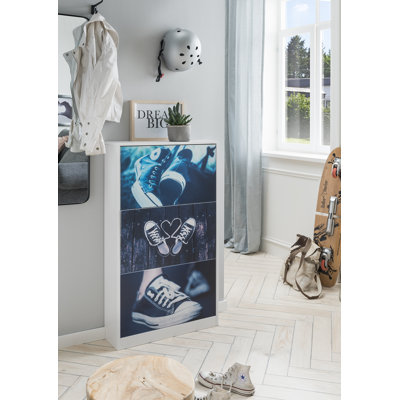 Anthoine 6 Pair Shoe Storage Cabinet