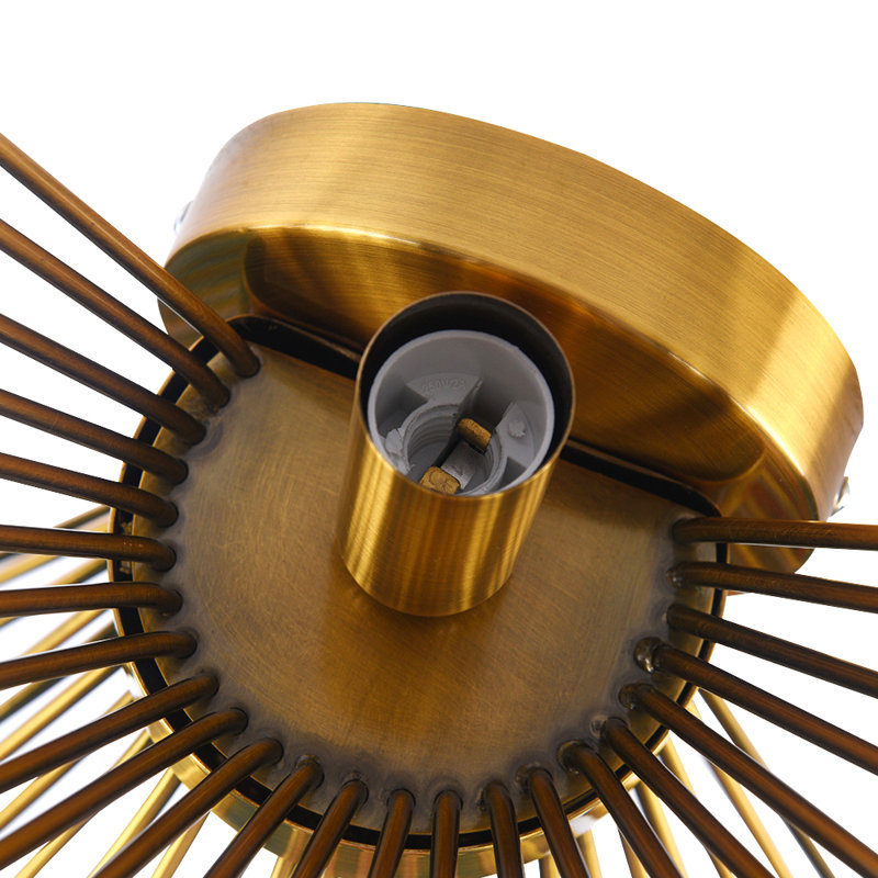 Awendela 2-Light Modern Starburst Metal Armed Sconce