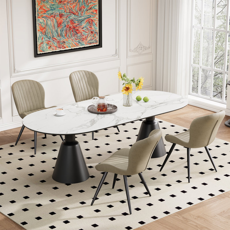 Chaise contemporaine, Beige