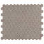 Metro 1" Hex Matte Black 10-1/4" x 11-7/8" Porcelain Mosaic Floor and Wall Tile