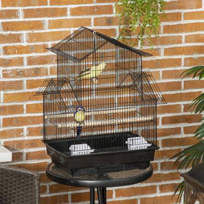 Johana 63cm Steel Pointed Top Table Top Bird Cage with Perch