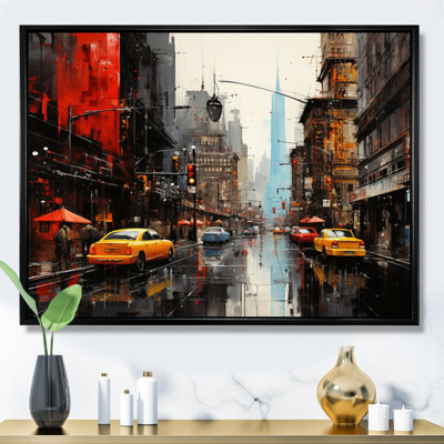 Cityscape Collage VII sur toile