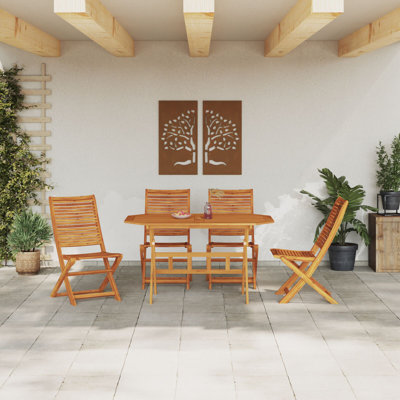 Octagonal 2 - Piece 6 - Person 135Cm L Outdoor Table Set