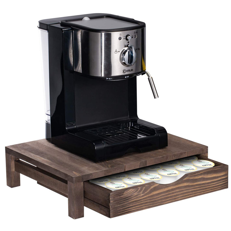 Haitral 36 Pod Coffee Pod Storage, Dark Brown