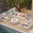 5 - Person Outdoor Conversation Set With Fire Pit Table-127685541