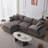 105" Modular Sectional Couch-172805867