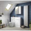 Fusion Fitted Furniture - Gloss White 1505mm Bathroom Vanity with Basin-550051962-644305764